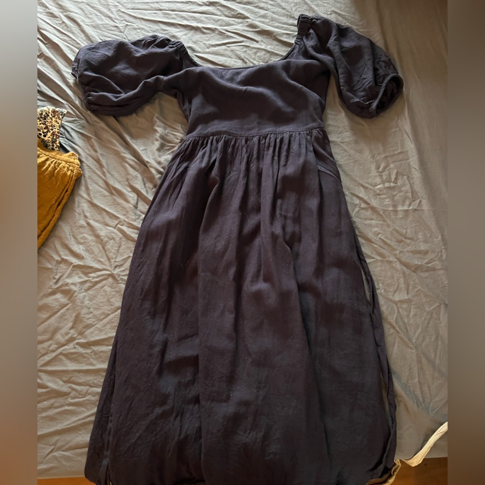 Little cottonwood navy blue Brook Dress